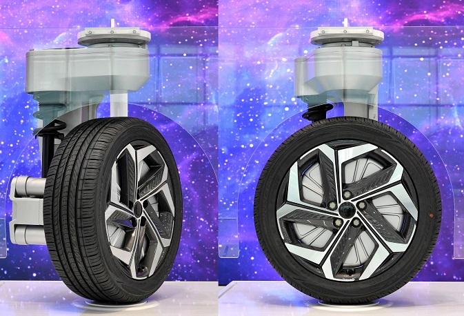 Hyundai Mobis Develops 90 Degree-rotatable Wheel