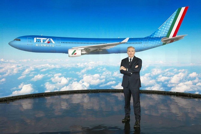 The new Italian airline ITA Airways is born, an efficient and innovative air carrier, which puts customers at the center of its strategy (through a strong digitalization of processes and customization of services) and environmental sustainability (new planes with reduced environmental impact and technologically advanced), also in internal governance plans and processes.In the photo: Alfredo Altavilla, President of ITA AirwaysRome 15 October 2021.
