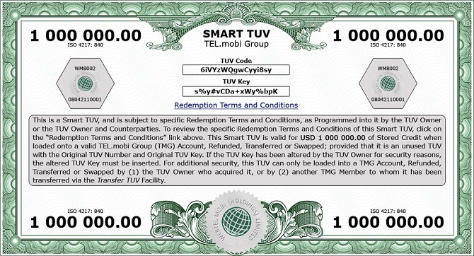Smart TUV - USD 1 000 000