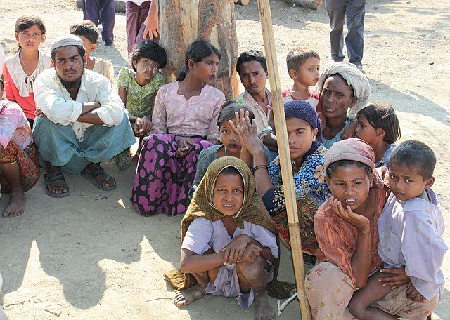 Rohingya People in Rakhine State. Myanmar. (image: Public Domain)
