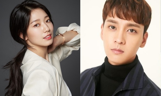 This combined image shows actors Park Shin-hye (L) and Choi Tae-joon, provided by Salt Entertainment and Studio Santa Claus Entertainment, respectively.