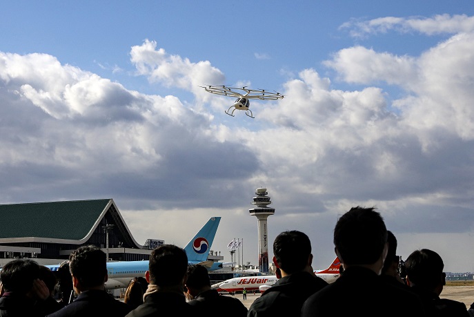 S. Korea Conducts Test Flight of Urban Air Mobility