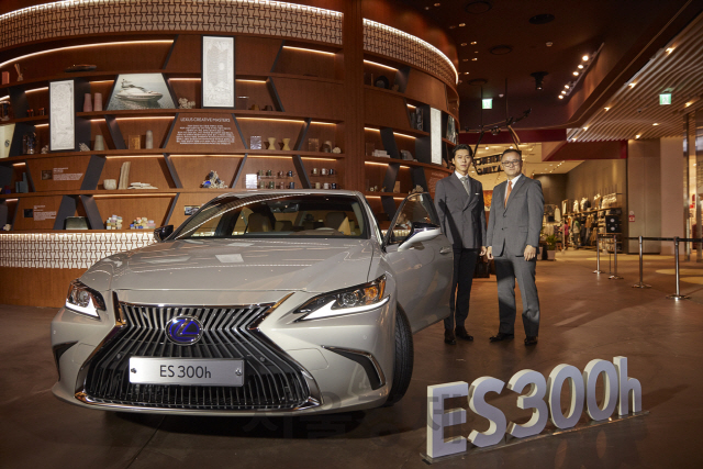 This photo provided by Lexus Korea shows the New Generation ES300h hybrid.
