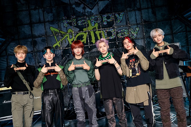 Xdinary Heroes poses for a photo during an online media showcase for its debut single "Happy Death Day" on Dec. 6, in this photo provided by JYP Entertainment.