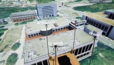 ETRI Develops Large-scale Simulator Paving the Way for Drone Testing in Virtual Space