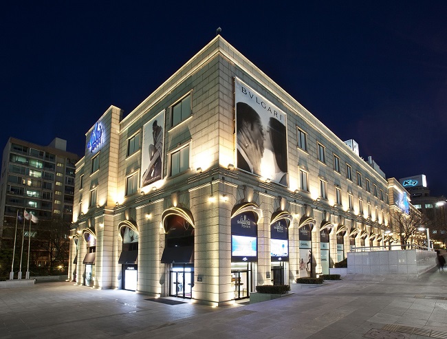 Galleria department store's luxury hall in southern Seoul (Yonhap)