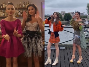 Lily Collins Joins ‘Any Song’ Cover Dance Challenge