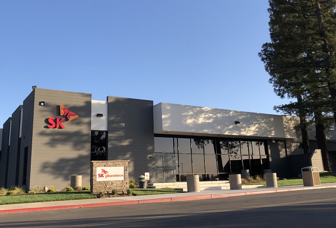This file photo, provided by SK Inc. on Jan. 11, 2021, shows SK Pharmteco Inc.'s headquarters in Sacramento, California, in the United States.