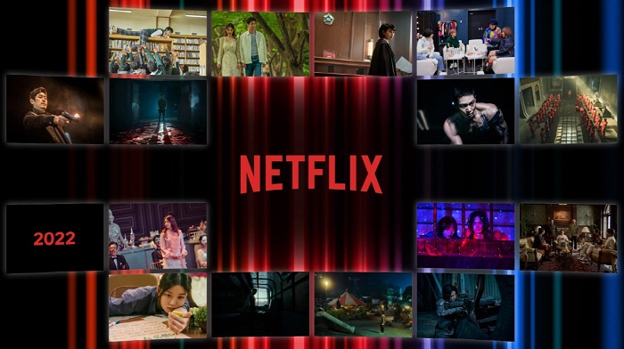 This combined image provided by Netflix shows the streamer's 2022 lineup.