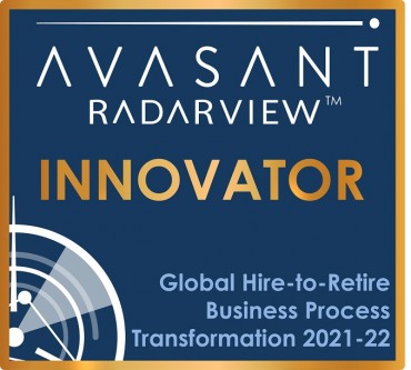 Neeyamo Has Been Recognized as an Innovator in Avasant’s Global Hire-to-Retire Business Process Transformation 2021-22 RadarView