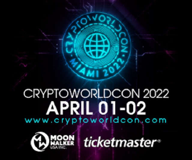 Moonwalker USA Present CryptoWorldCon Miami 2022
