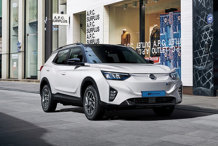 This file photo provided by SsangYong Motor shows the Korando e-Motion electric SUV.