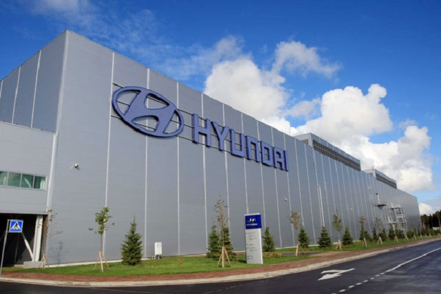 Hyundai Motor Co.'s factory in St. Petersburg, Russia (Yonhap)