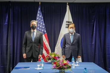 Top Diplomats from S. Korea, U.S. Condemn Russia’s Invasion of Ukraine
