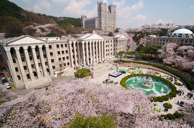 This undated file photo shows Kyung Hee University in central Seoul. (Yonhap)