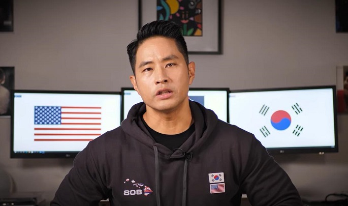 This image of Steve Yoo is captured from his YouTube channel.