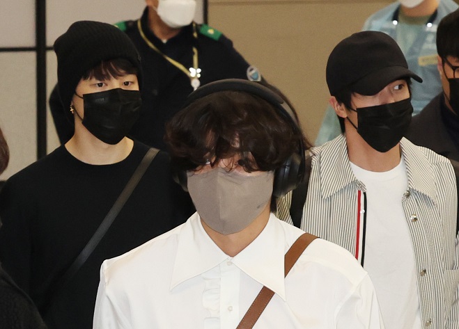 BTS Made Their Way From Vegas To Korea In Impeccable Style
