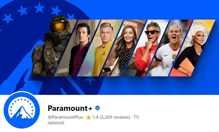 Paramount+'s image captured from its Facebook account. (Yonhap)
