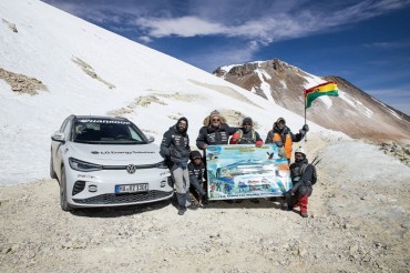 EV Powered by LG Energy Solution Battery Sets Guinness Record for Highest Altitude Climb