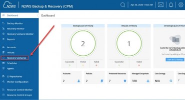 N2WS Announces Major Enhancements for N2WS Backup and Recovery Version 4.1, Now Available in AWS Marketplace
