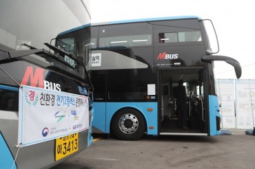 Suwon’s First Double-decker Electric Buses Begin Operation