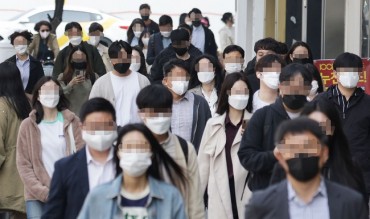 Most Seoul Citizens Walk Around with Masks On Despite Eased Rules