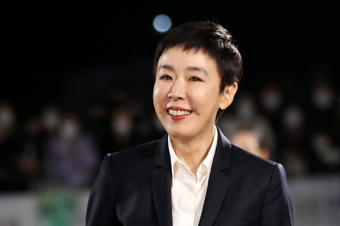 This file photo taken in October, 2021, shows South Korean actress Kang Soo-youn. (Yonhap)