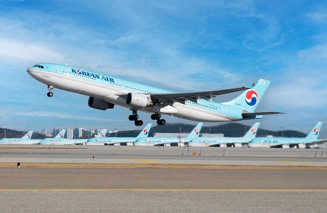 This file photo provided by Korean Air shows an A330 passenger jet taking off from the Incheon International Airport in Incheon, just west of Seoul.