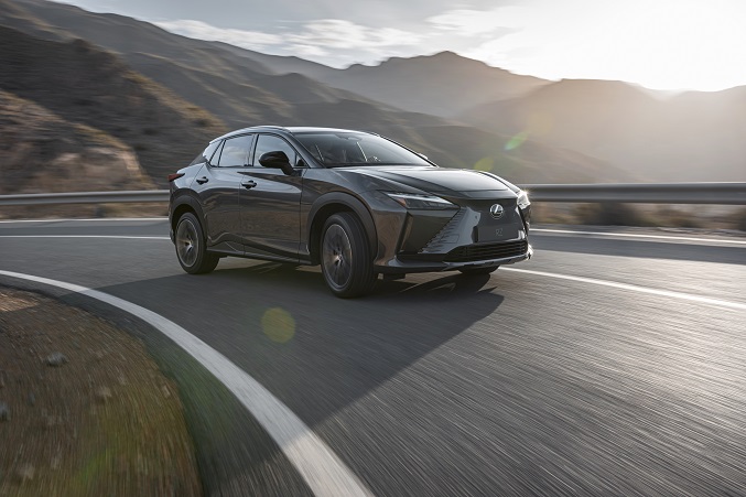 This file photo provided by Lexus Korea shows the RZ 450e all-electric SUV.