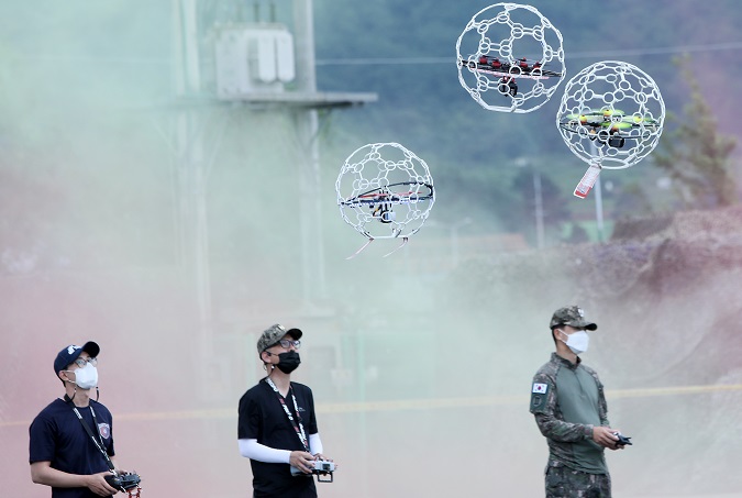 S. Korea’s Army Hosts ‘Drone-bot Festival’
