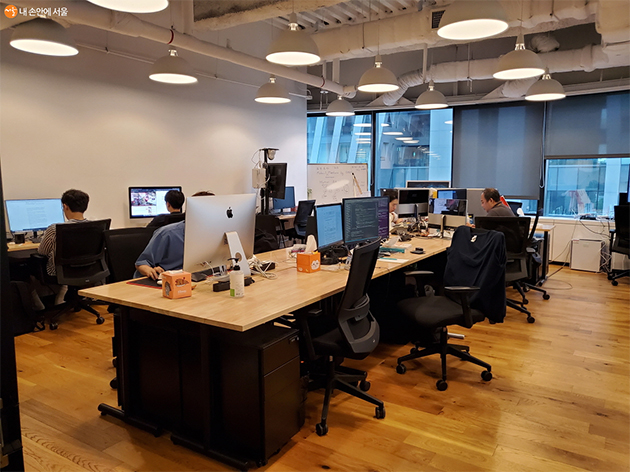 This image of the Seoul Fintech Lab run by the Seoul city government is provided by the city. 