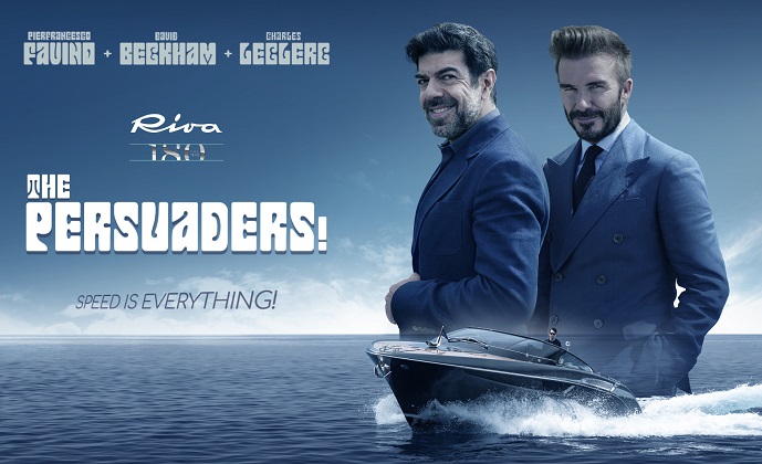 “Riva The Persuaders!” – The Short Film for the Brand’s 180th Anniversary is a Classy Action Movie with Favino, Beckham and Leclerc