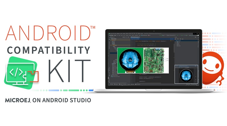 MicroEJ, leading provider of software containers for IoT and embedded device, today announced the availability of Android Compatibility Kit, connecting global electronic things manufacturers to a fast-growing ecosystem of Android Studio and associated developers.
