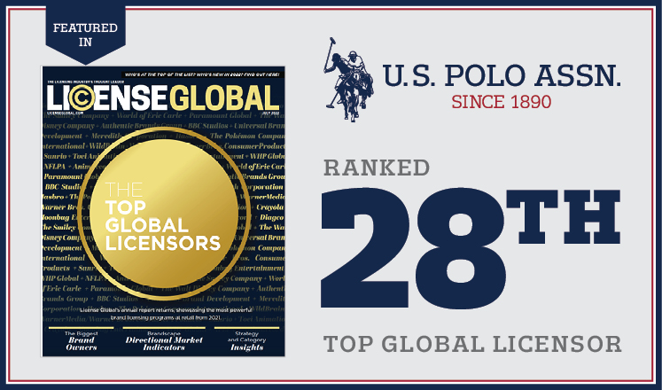 U.S. Polo Assn. Remains One of the Largest Sports Licensors and Climbs to 28th Overall in License Global’s Prestigious ‘Top Global Licensors’