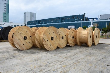 LS Cable Set to Recycle Wooden Cable Drums