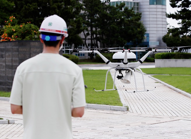 Incheon LNG Terminal Holds Demonstration of Anti-drone System