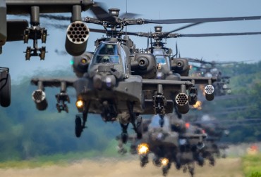 S. Korea Approves Basic Plan to Upgrade AH-64E Apache Helicopters