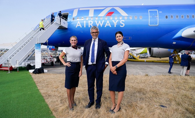 ITA Airways Presents Its Sustainability Manifesto for the First Time at Farnborough International Airshow
