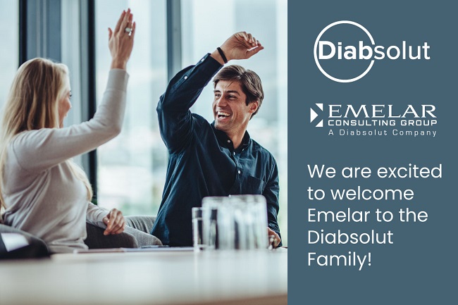 Announcement welcoming the Emelar Consulting Group to the Diabsolut family.