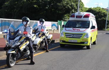Jeju Autonomous Police to Help Secure Golden Hour for Ambulances