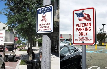 Ministry to Push for Veteran-only Parking Spots at Supermarkets, Hotels