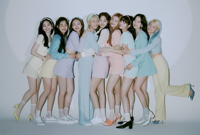 A photo of TWICE, provided by JYP Entertainment