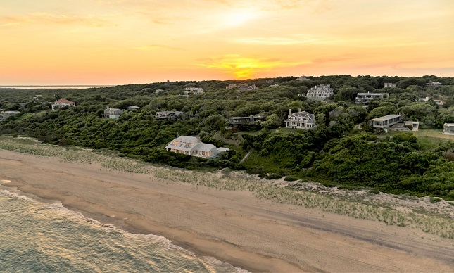 Oceanfront Aerial Drone Image