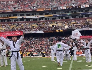Taekwondo Performed During NFL Halftime Show