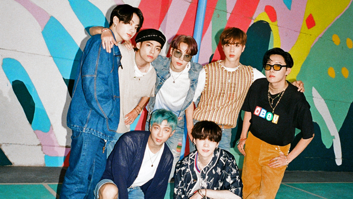 K-pop boy group BTS is seen in this photo provided by BigHit Music.