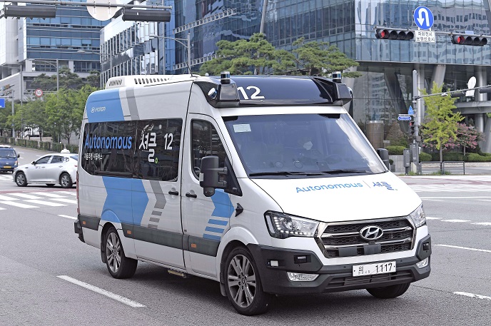 Hyundai Motor Launches Robot Shuttle Trial in Pangyo