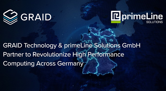 GRAID Technology and primeLine Solutions GmbH Partner to Revolutionize High Performance Computing Across Germany