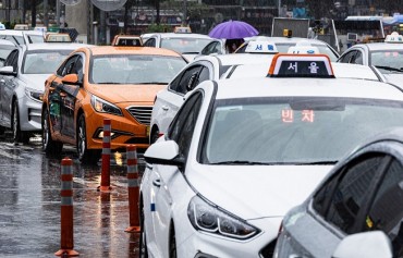 Base Taxi Fare in Seoul to Rise by 1,000 Won to 4,800 Won from Next February
