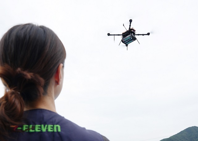 Convenience Store Drone Delivery Commercialized in Gapyeong