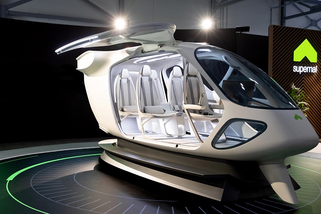 This file photo provided by Hyundai Motor shows an urban air mobility (UAM) concept manufactured by Supernal, its wholly owned U.S. UAM unit.
